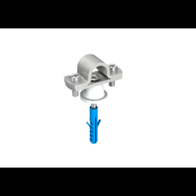 Art. 1187_Zidni nosač za hvataljke i štapne uzemljivače, vodič Ø 16mm, Aluminij